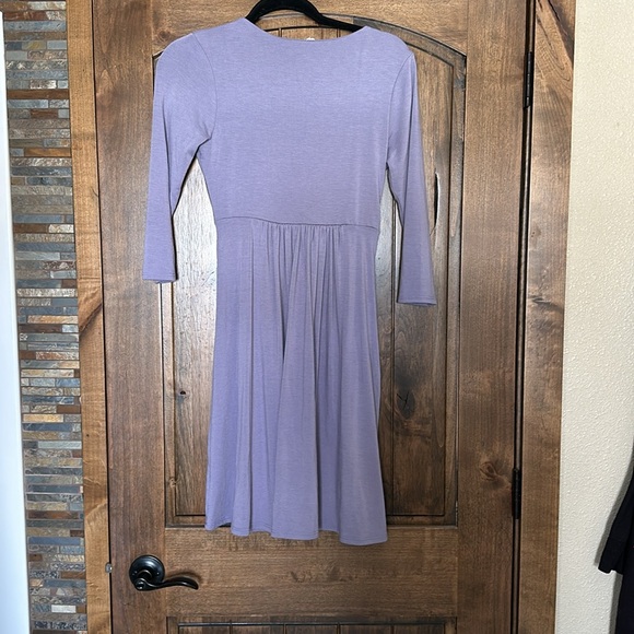 Pink Blush Nursing Lavender Wrap Dress - Picture 2 of 2
